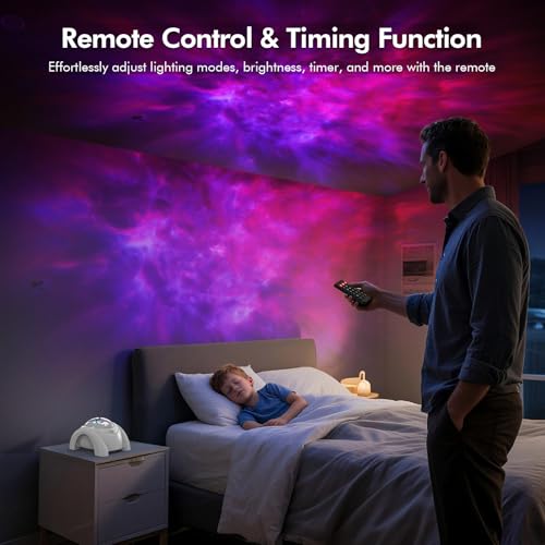 Galaxy Projector with Bluetooth Speaker and White Noise S67171