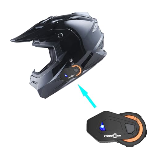 Adult Motocross Helmet Full Face Racing Style Matt Black U258