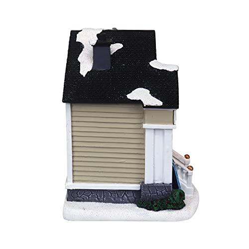 Lighted Musical Christmas Village Collectible Building Houses M7013