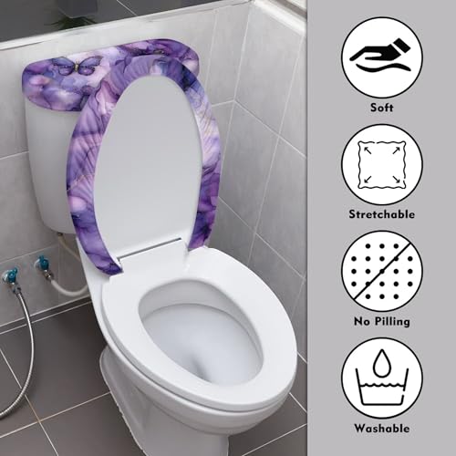 Christmas Toilet Lid and Tank Cover Set for Bathroom Decor Q334993
