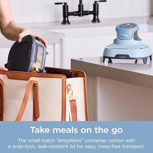 Air Fryer with Glass Containers, 4 QT & 6 Cup, Dishwasher Safe Y888