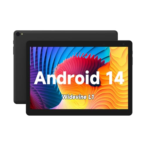 10 inch Android Tablet with 32GB Storage, 6GB RAM, Black Z5138