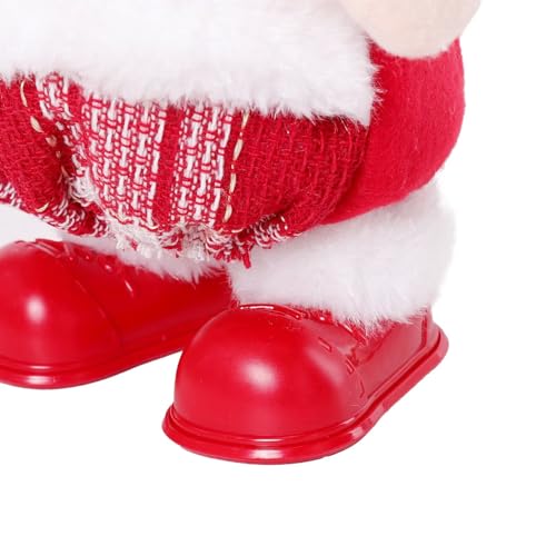 Christmas Santa Red White Singing Dancing Decoration for Home Table Shelf V210