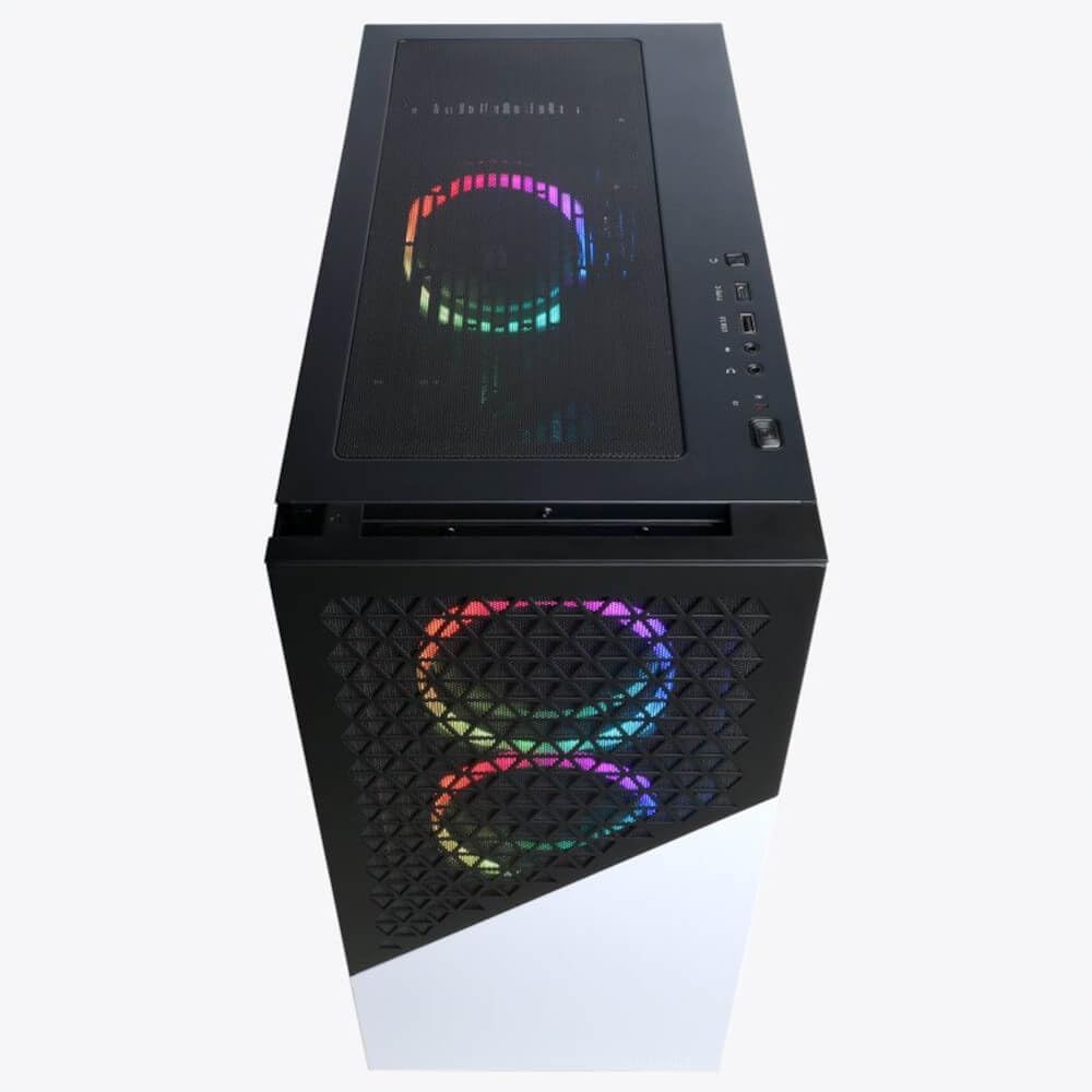 Gaming Desktop Computer, AMD Ryzen 7, 32GB RAM, 2TB SSD, RTX 4060 Ti, White V573238