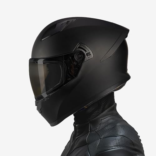 Full Face Motorcycle Helmet, Lightweight with Visor Y4486