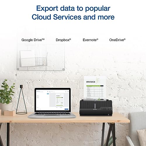 Wireless Compact Desktop Document Scanner with Auto Document Feeder B4143