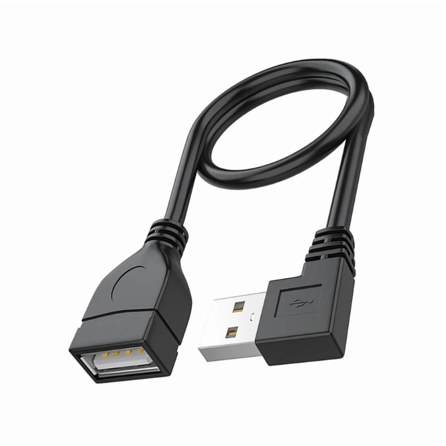 USB 2.0 Extension Cable Male to Female 90 Degree Angled C34102