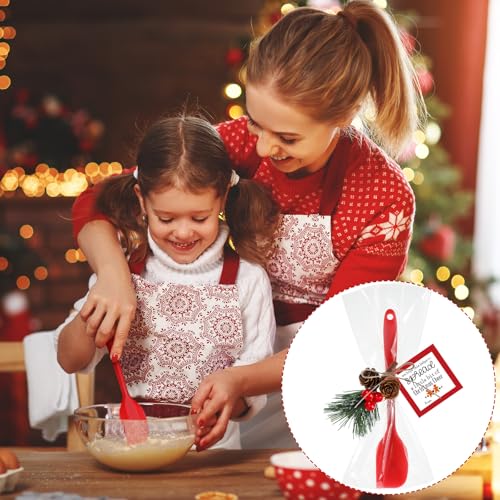 Christmas Silicone Spatula Set with Pine Branch Gift Bags B85215
