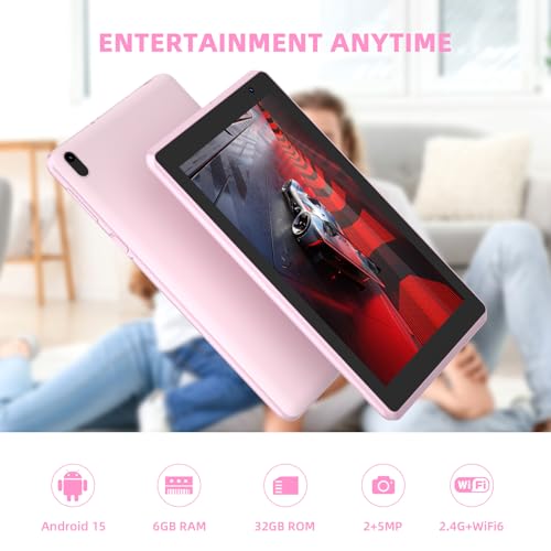 7 Inch Tablet, 6GB RAM 32GB ROM, 1TB Expandable, Wi-Fi 6 F460514