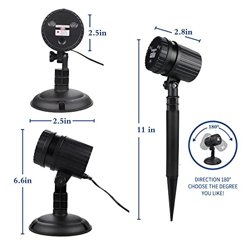 Christmas Laser Projector Lights with Remote, 8 Patterns for Indoor and Outdoor M27295