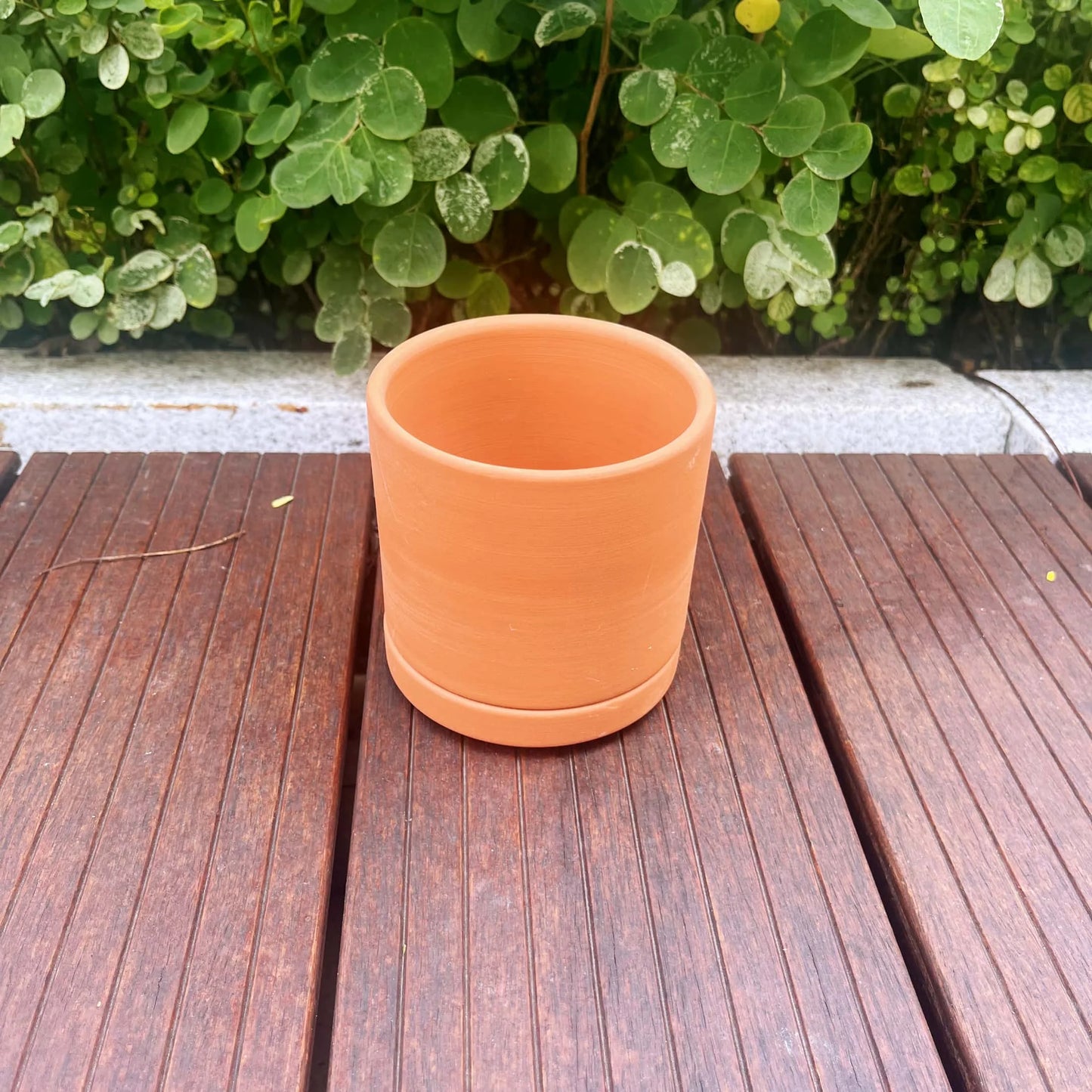 Terracotta Flower Pots with Drainage Holes, 3 Count W9403