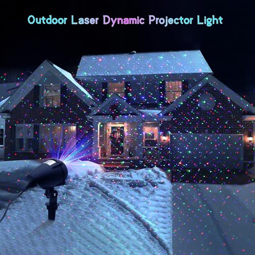 Outdoor Garden Laser Lights Projector, Red Green Blue, Waterproof A835206
