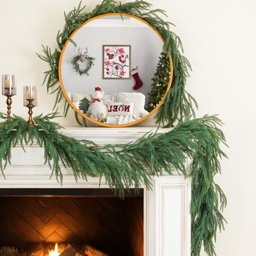 Artificial Norfolk Pine Garland 9FT for Holiday Decor F9474