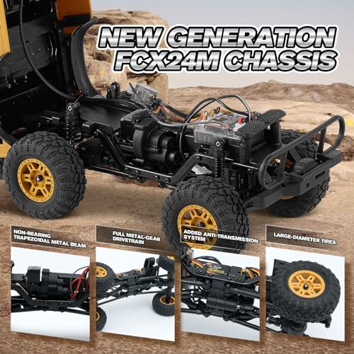 RC Crawler 1/24 4WD Off Road Truck with Battery X500