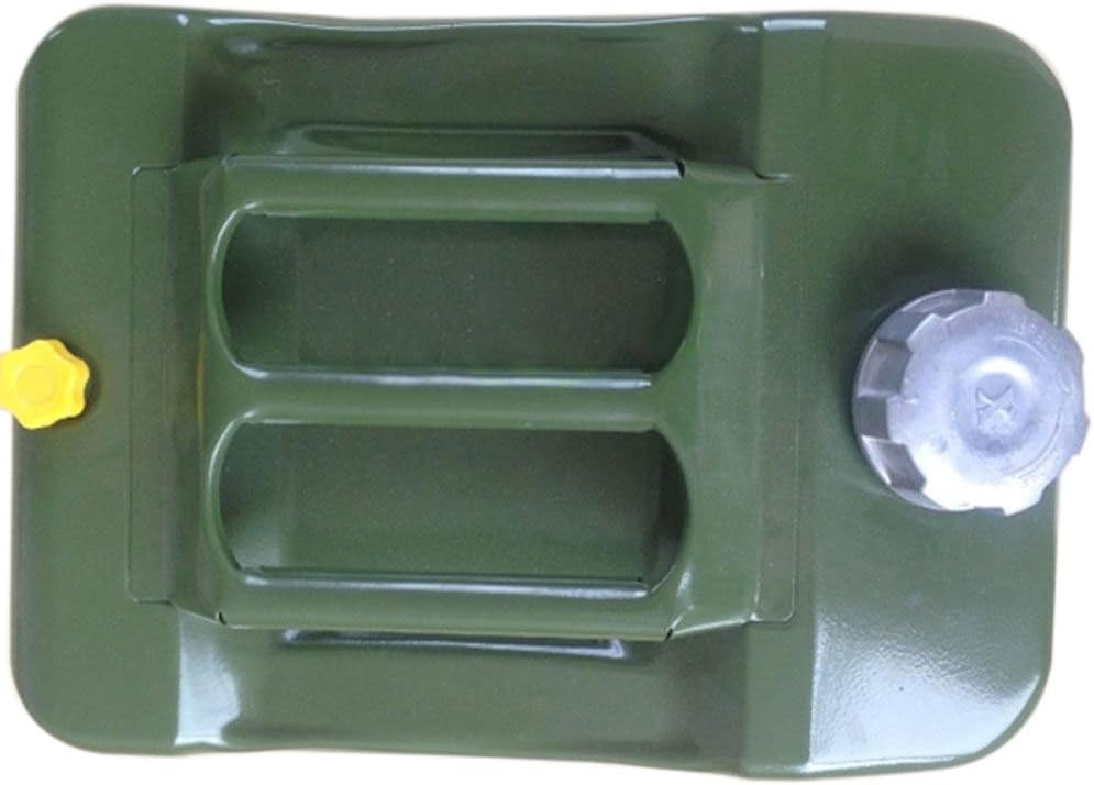20 Liter (5 Gallon) Gas Can with Flexible Spout, Portable Steel Fuel Tank E57983