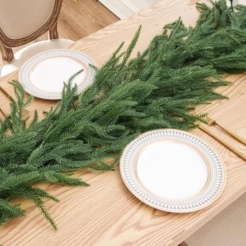 Artificial Norfolk Pine Garland 9FT for Holiday Decor F9474