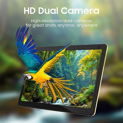 10 inch Android Tablet with 32GB Storage, 6GB RAM, Black Z5138