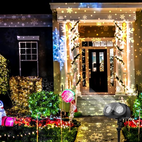Laser Christmas Projector Lights Outdoor with Remote, Waterproof X1878