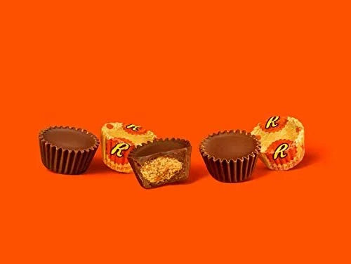 Mini Peanut Butter Cups - 4 Pound Bag - Individually Wrapped Q84290