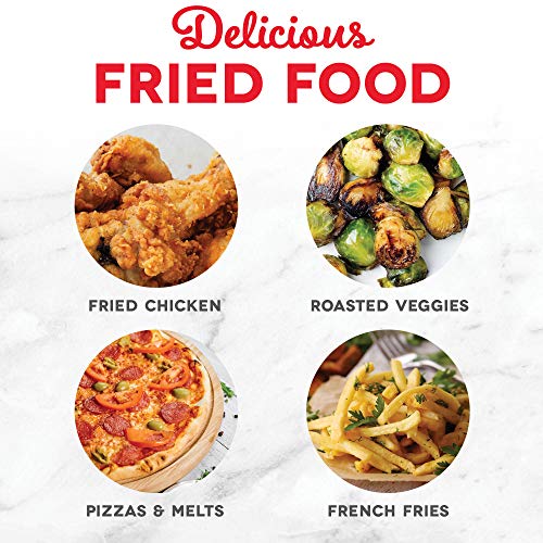 Electric Air Fryer Oven, 2.6 Qt., Grey, Compact Digital, 1000-Watt O882