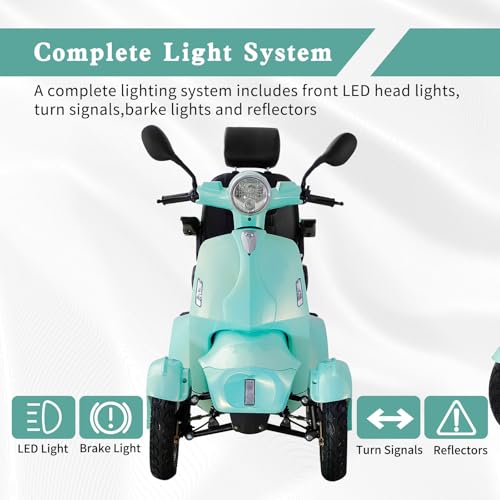 800W Heavy Duty Mobility Scooter for Adults, All Terrain with Seat I50789
