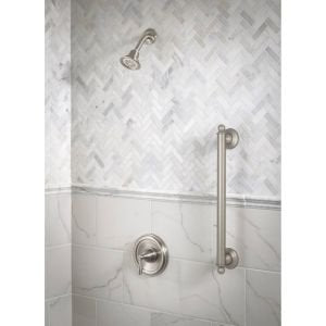 Bathroom Safety 18-Inch Stainless Steel Grab Bar, Oil-Rubbed Bronze I26138