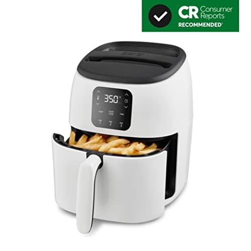 Electric Air Fryer Oven, 2.6 Qt., Grey, Compact Digital, 1000-Watt O882