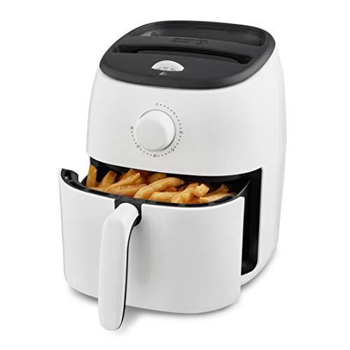 Electric Air Fryer Oven, 2.6 Qt., Grey, Compact, Auto Shut Off, 1000-Watt L764
