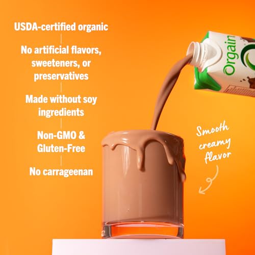 Organic Nutritional Protein Shake, Creamy Chocolate Fudge, 16g Whey Protein, 11 Fl Oz (12 Pack) H19601