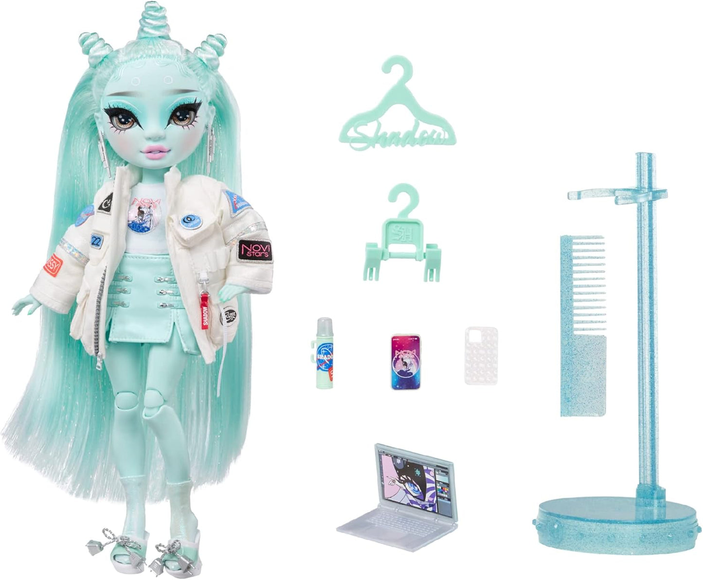 Light Green Fashion Doll with Colorful Accessories for Kids X761