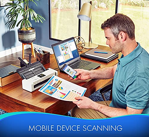Wireless Compact Desktop Scanner with 30ppm Speed and Touchscreen G146724