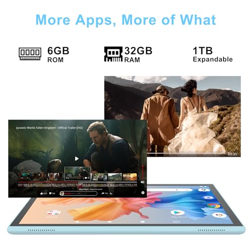 Tablet 10 Inch with Keyboard, Mouse, Case, Stylus, 8GB RAM 64GB ROM K197839