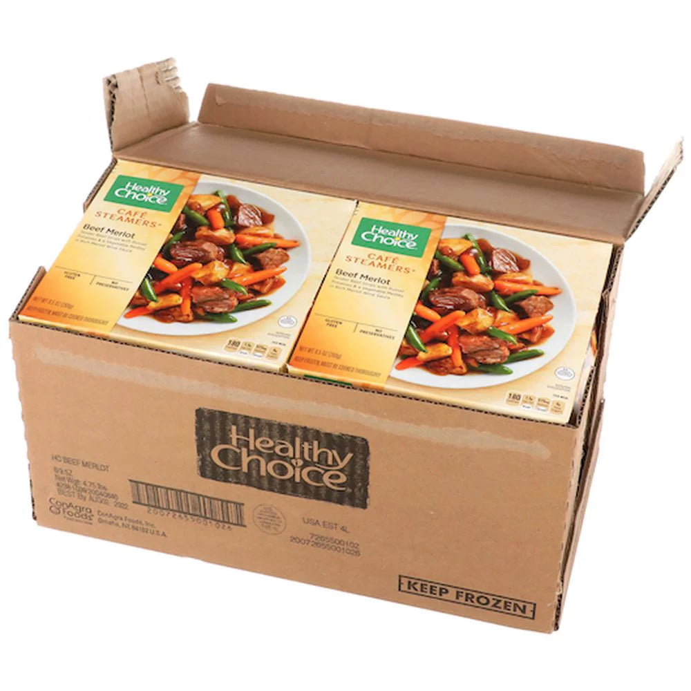 Beef Merlot Frozen Meal, 9.5 oz, 8-Pack L418