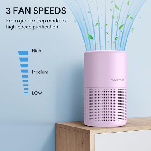 H13 True HEPA Air Purifier for Bedroom, Quiet with Night Light R447898