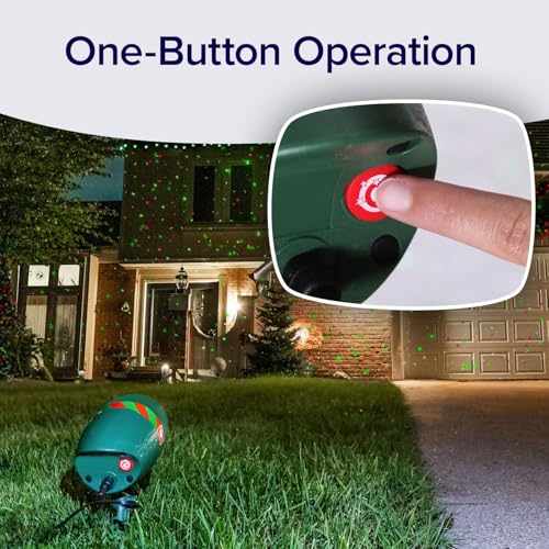 Outdoor Christmas Laser Projector with Remote, 2 Pack W145