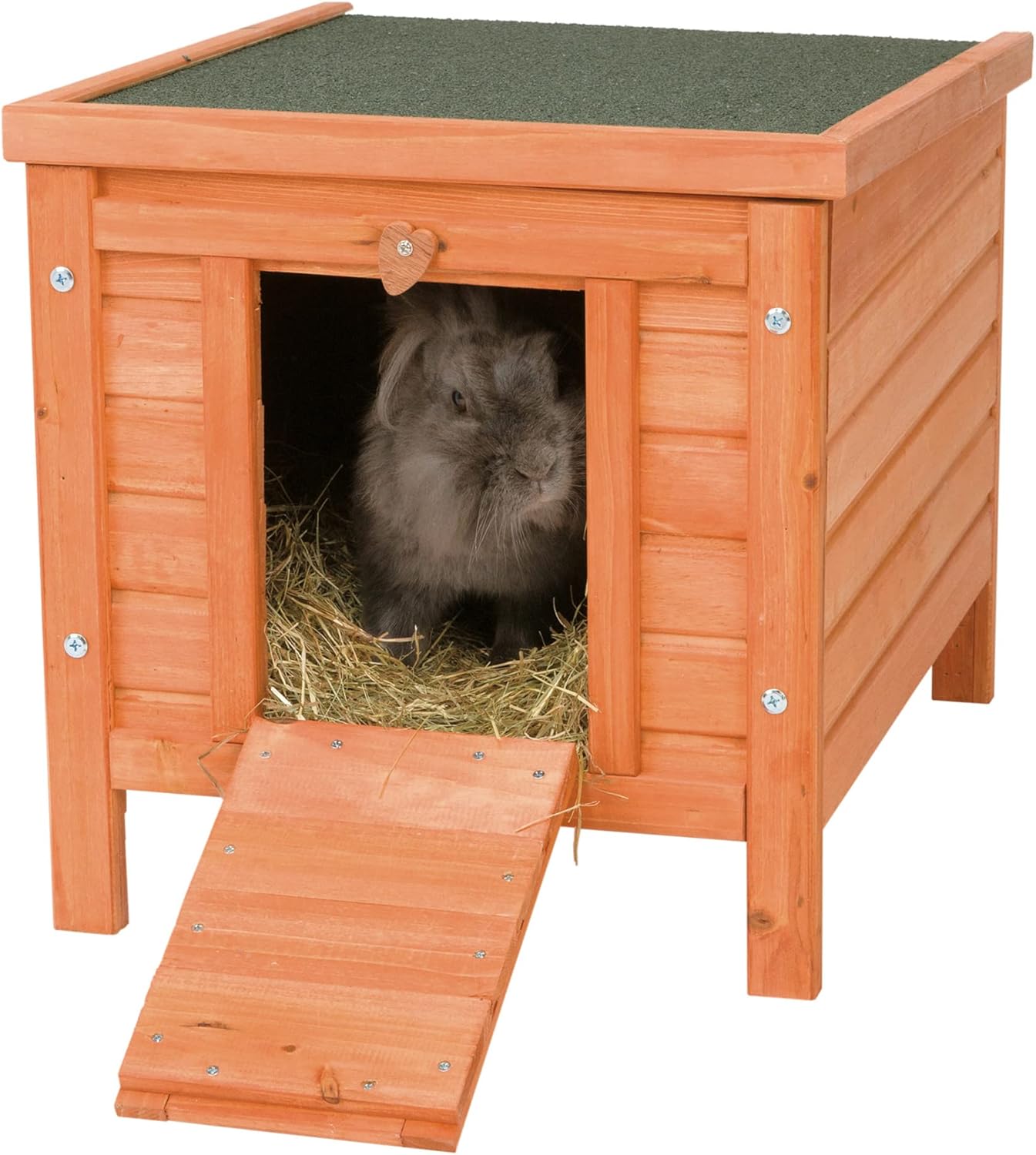 Wooden Small Pet House Outdoor Shelter for Cats Rabbits Guinea Pigs W9644