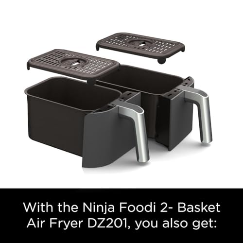 10QT 6-in-1 DualZone Air Fryer with 2 Independent Baskets X511450