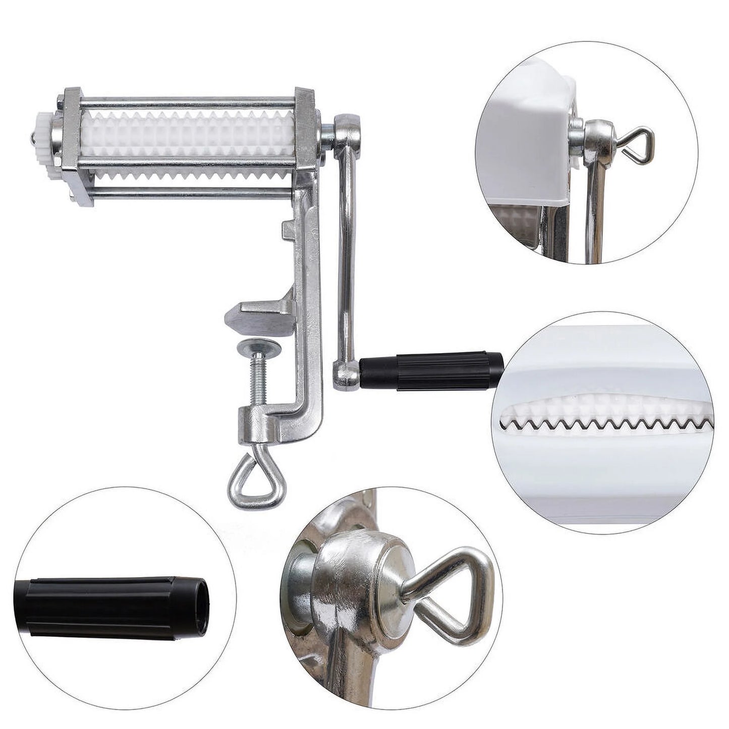 Meat Tenderizing Machine with 2 Rollers, Kitchen Tool for Steak and Pork A489
