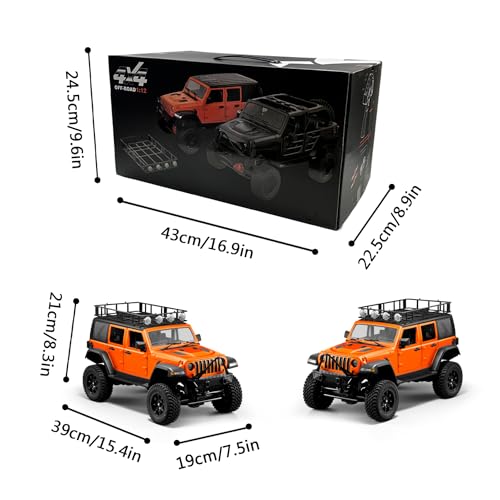 1/12 RC Crawler 4WD Off Road Truck with 1500mAh Battery S531708