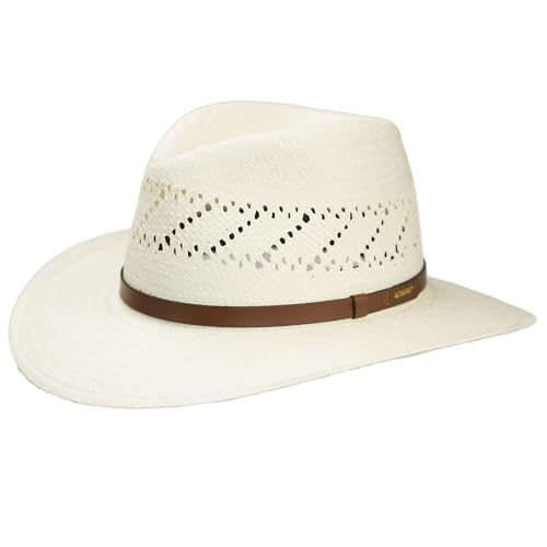 HAVANA Fedora Vented Panama Outback Straw Hat