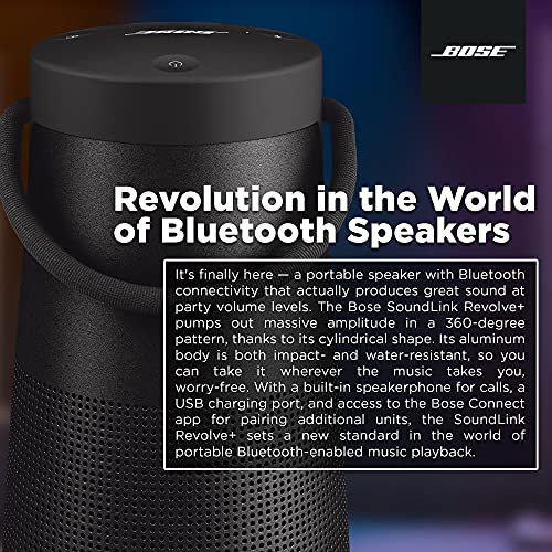 Portable Bluetooth Speaker with 360 Degree Sound, Water Resistant, Black Z645