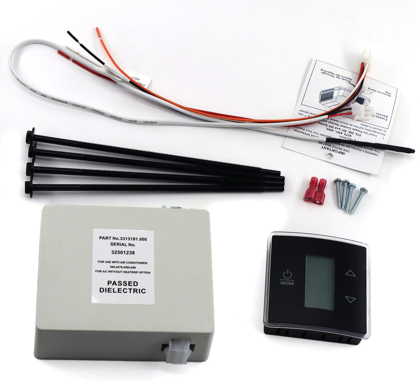 RV Wall Thermostat and Relay Box Heat Cool for Camper Air Conditioner K8405