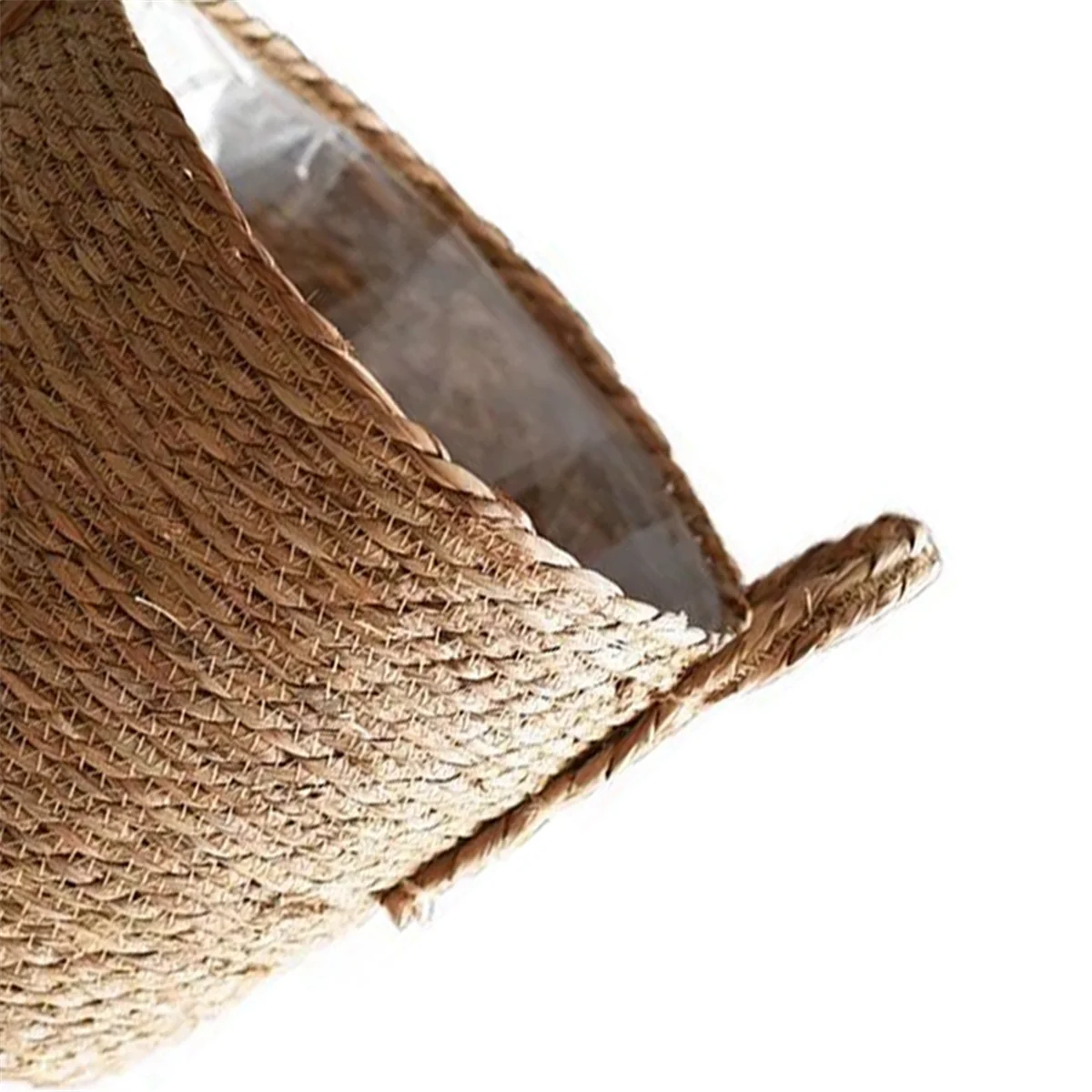 Wicker Seagrass Planter Basket with Woven Flower Vase Cover V6929