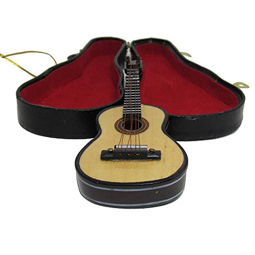 Acoustic Guitar Christmas Ornament with Case K615657