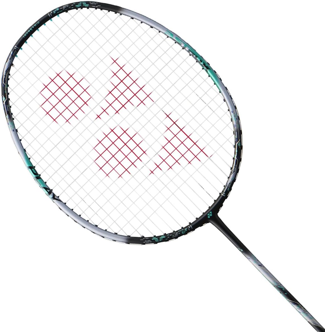 Badminton Racquet Black Silver Prestrung H95035