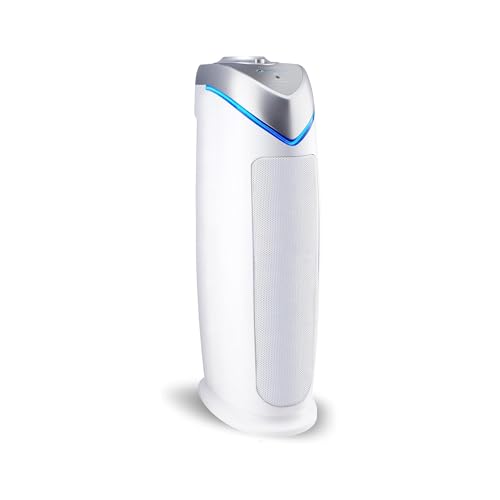 Air Purifier with HEPA Filter for Large Rooms, Removes Smoke, Pet Dander, Pollen, and Odors E469