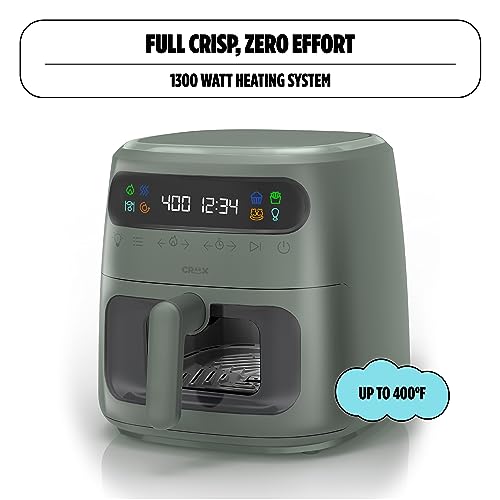 8 QT Digital Air Fryer with Touch Screen and TurboCrisp Technology F231