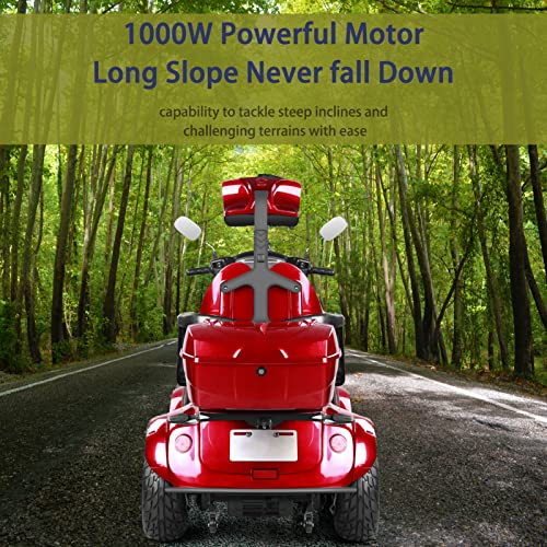 All Terrain 4 Wheel Mobility Scooter for Seniors and Adults M621