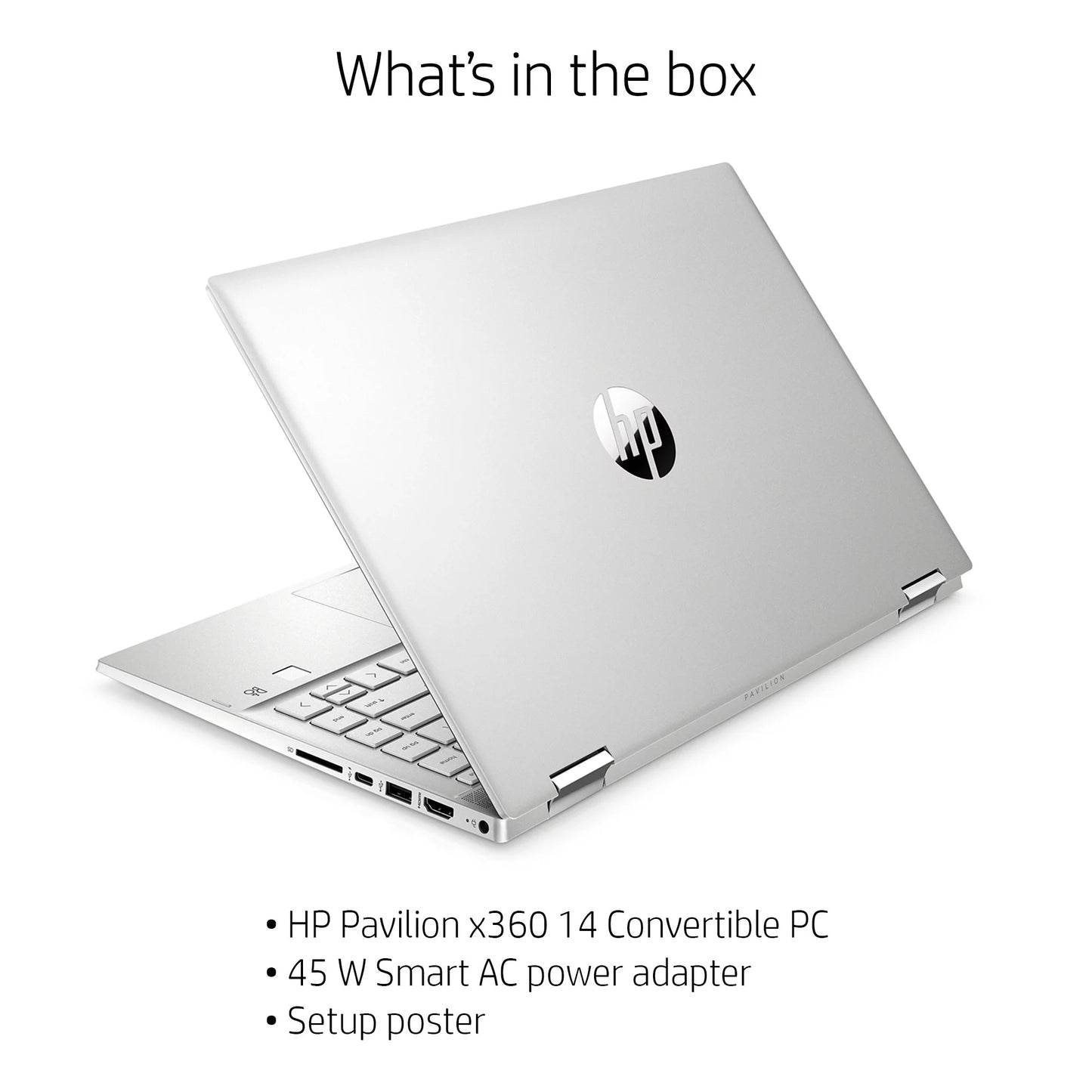 14" FHD Touch x360 Laptop, Intel Core i5, 8GB RAM, 256GB SSD, Silver R59255