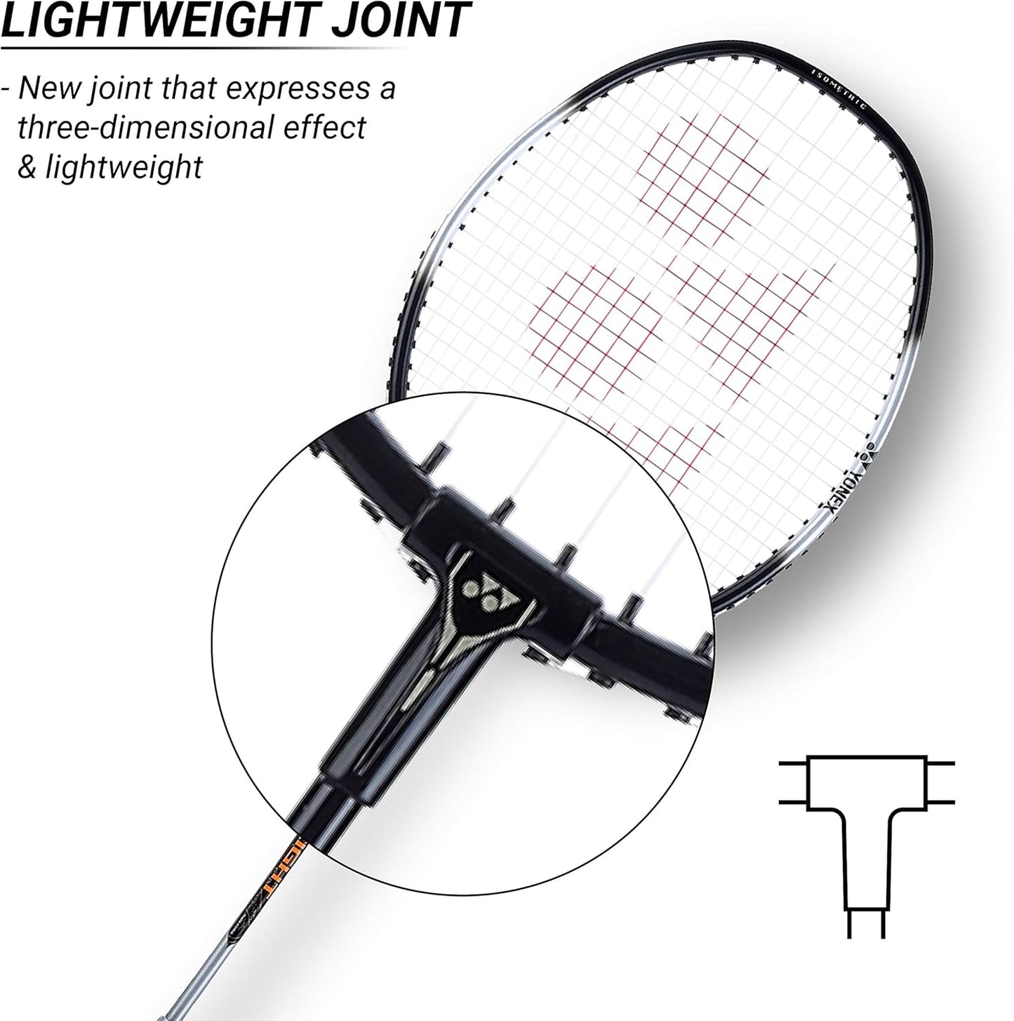 Badminton Racquet Set of 2 with Full Cover V8436